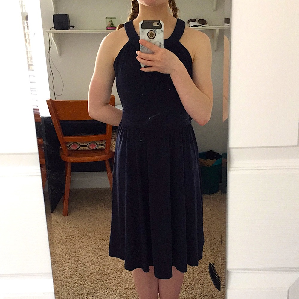 Banana Republic Navy Formal Dress